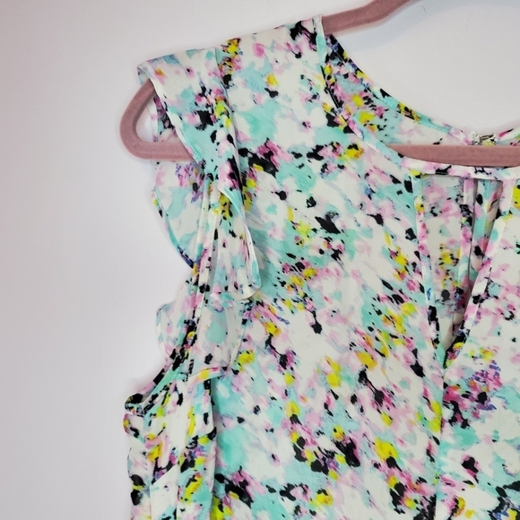 I Heart Ronson Large Work Office Blouse Ruffles - Picture 8 of 14